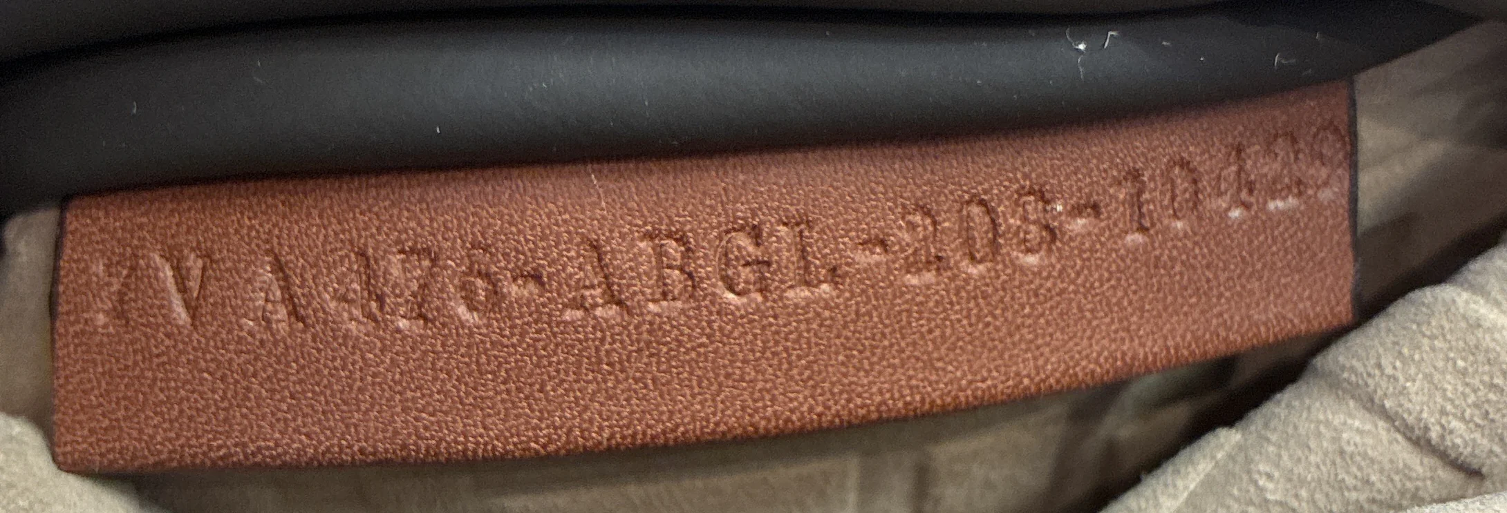 Peekaboo Iconic Essential Bag Laser Cut Leather and Canvas Large - Image 7