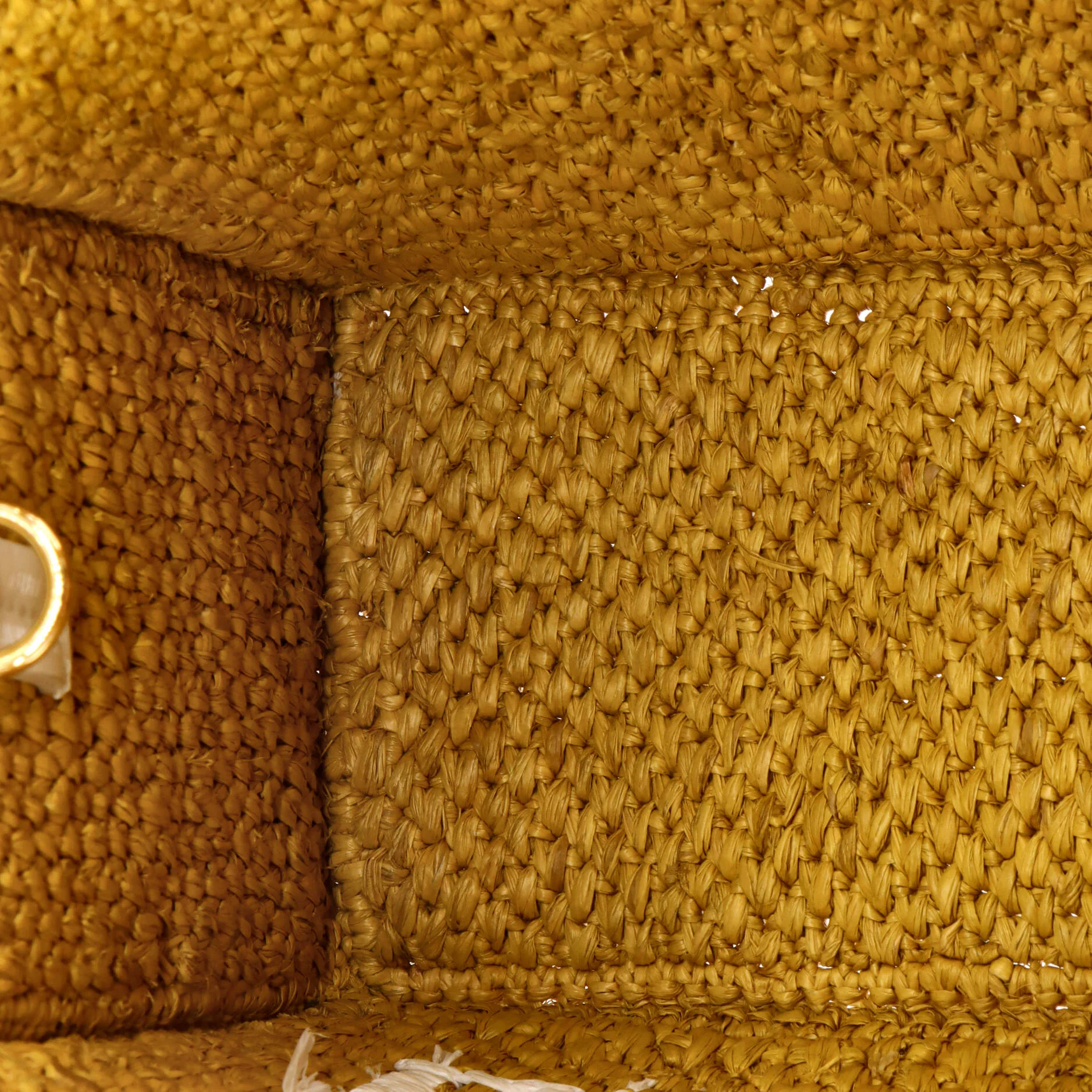 Paula's Ibiza Logo Convertible Tote Raffia Small - Image 5