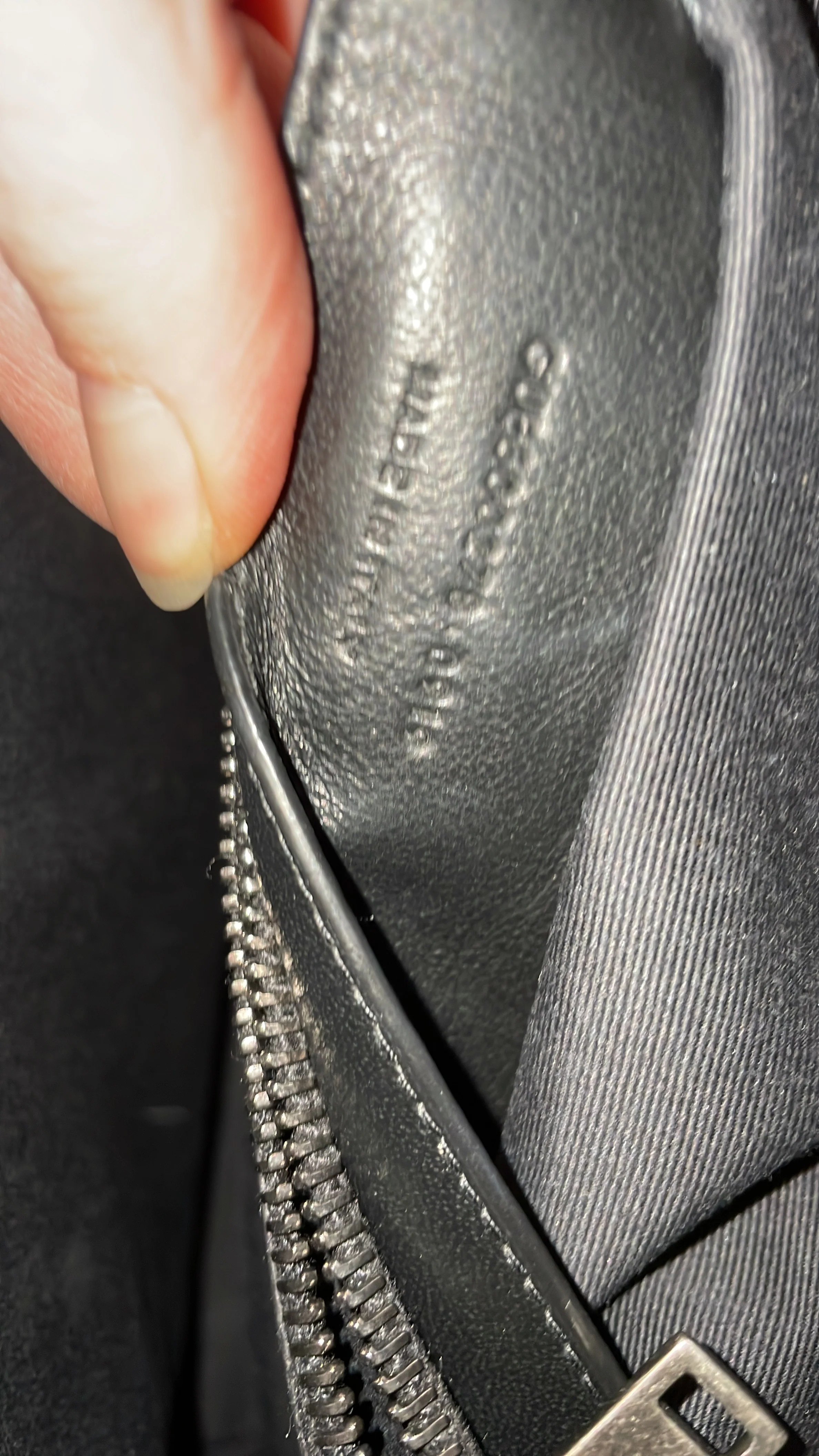 Classic Monogram College Bag Matelasse Chevron Leather Large - Image 7