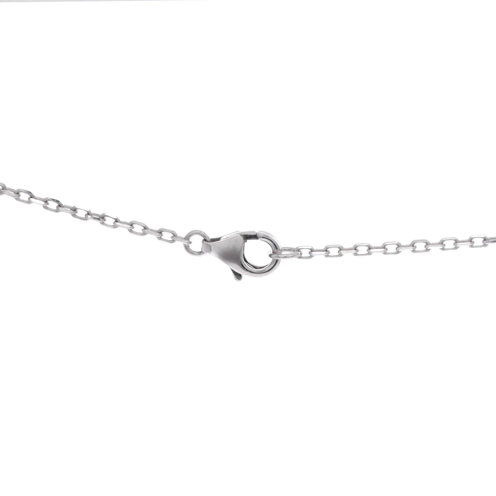 C Heart de Cartier Pendant Necklace 18K White Gold with Diamonds - Image 3